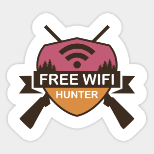 WIFI-Hunter Sticker